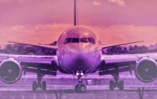 airplane with sustainable fuel