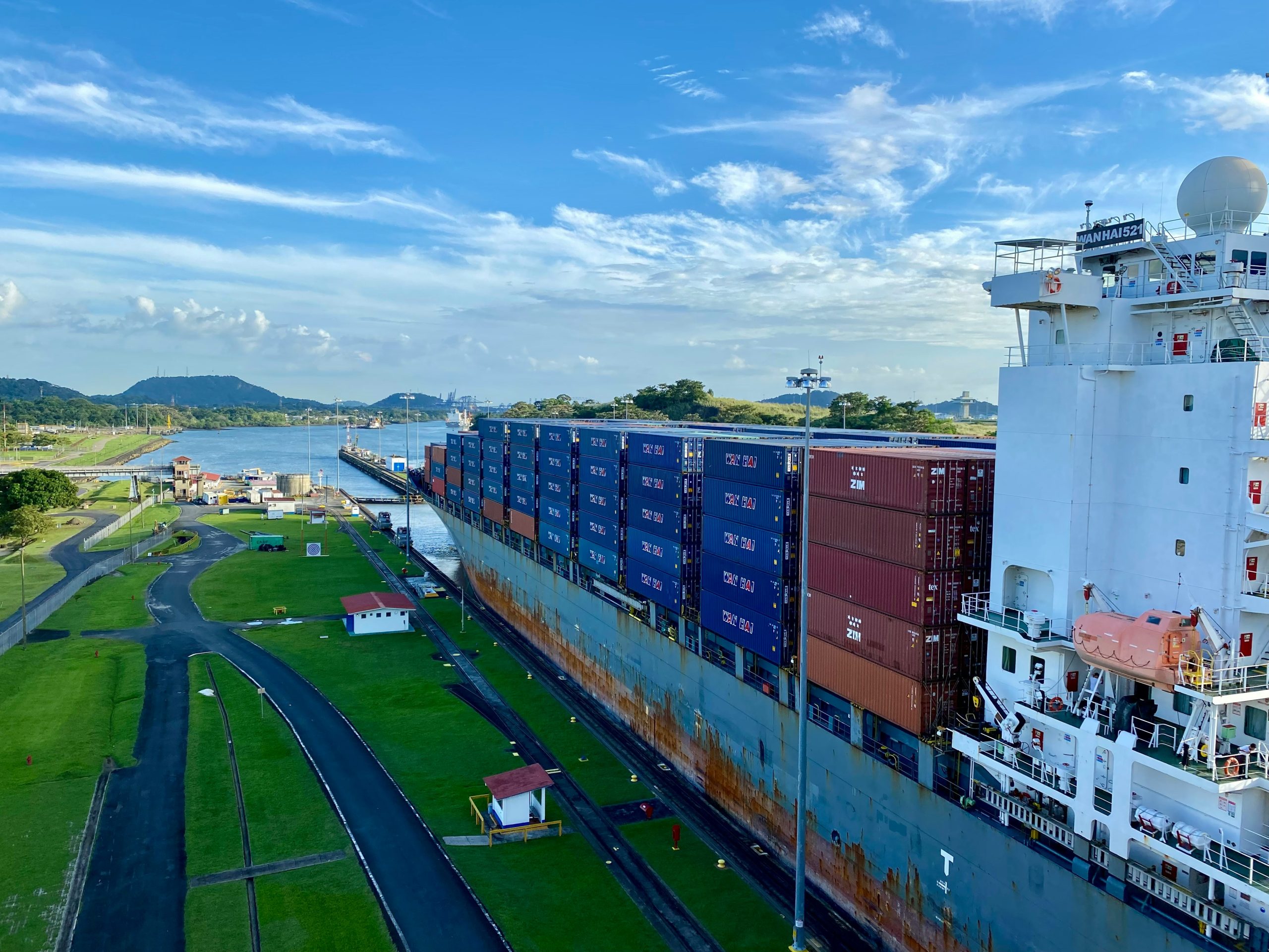 Panama canal.