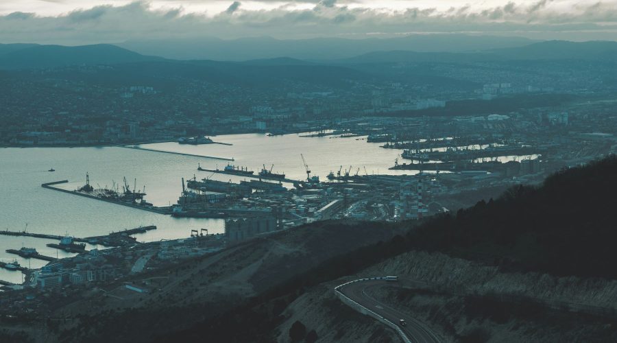 An image of a port in Malaysia.
